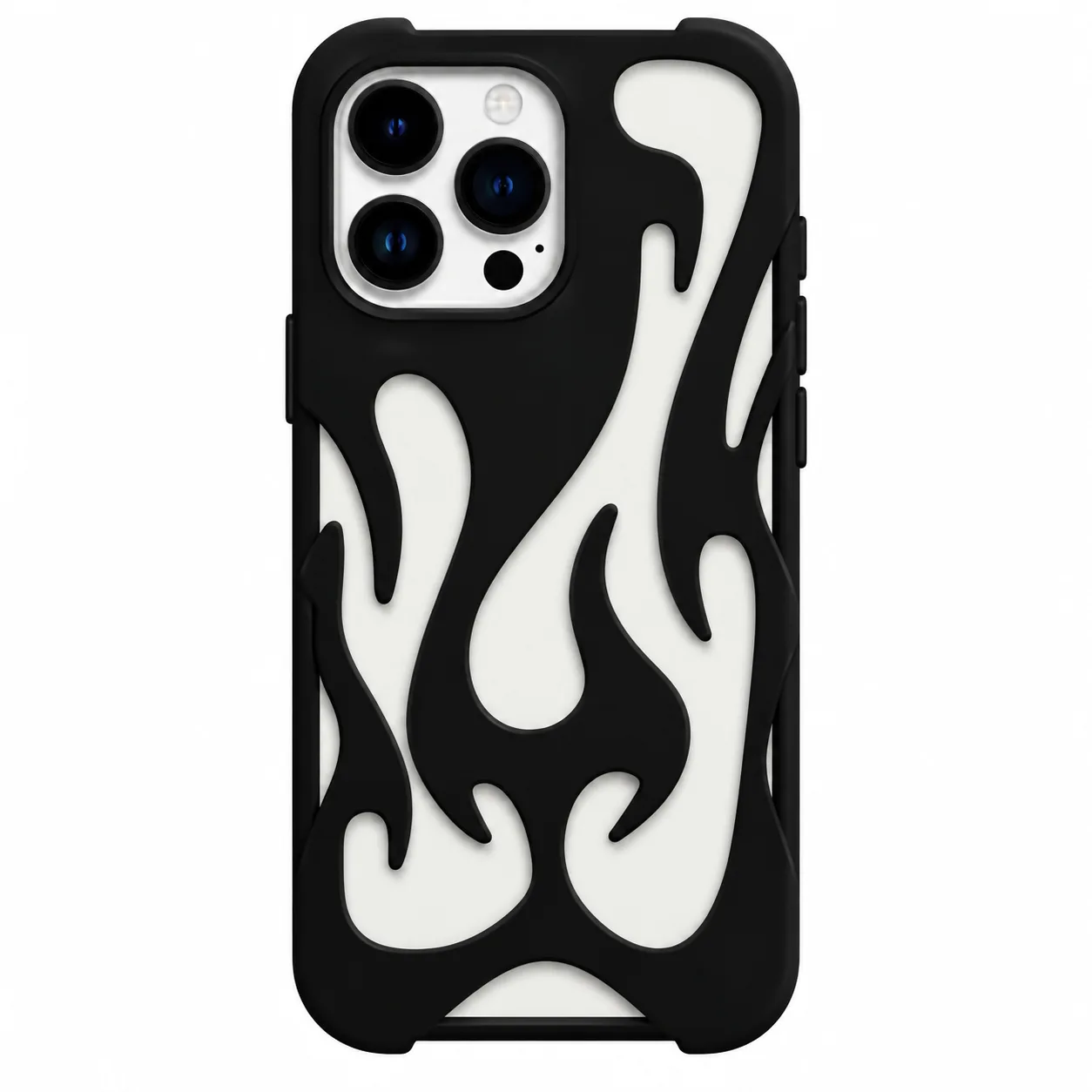 Metallic Flame Design Case